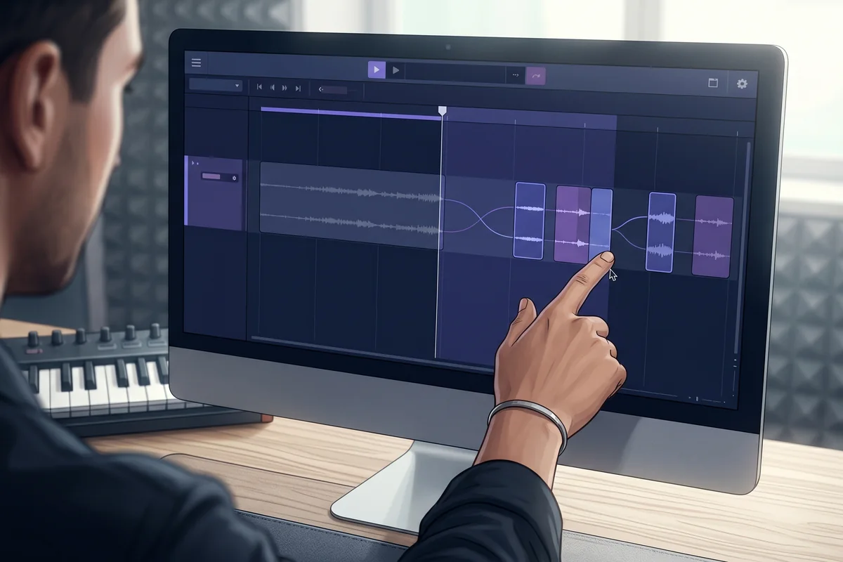 Text to instrumental workflow from a scene description